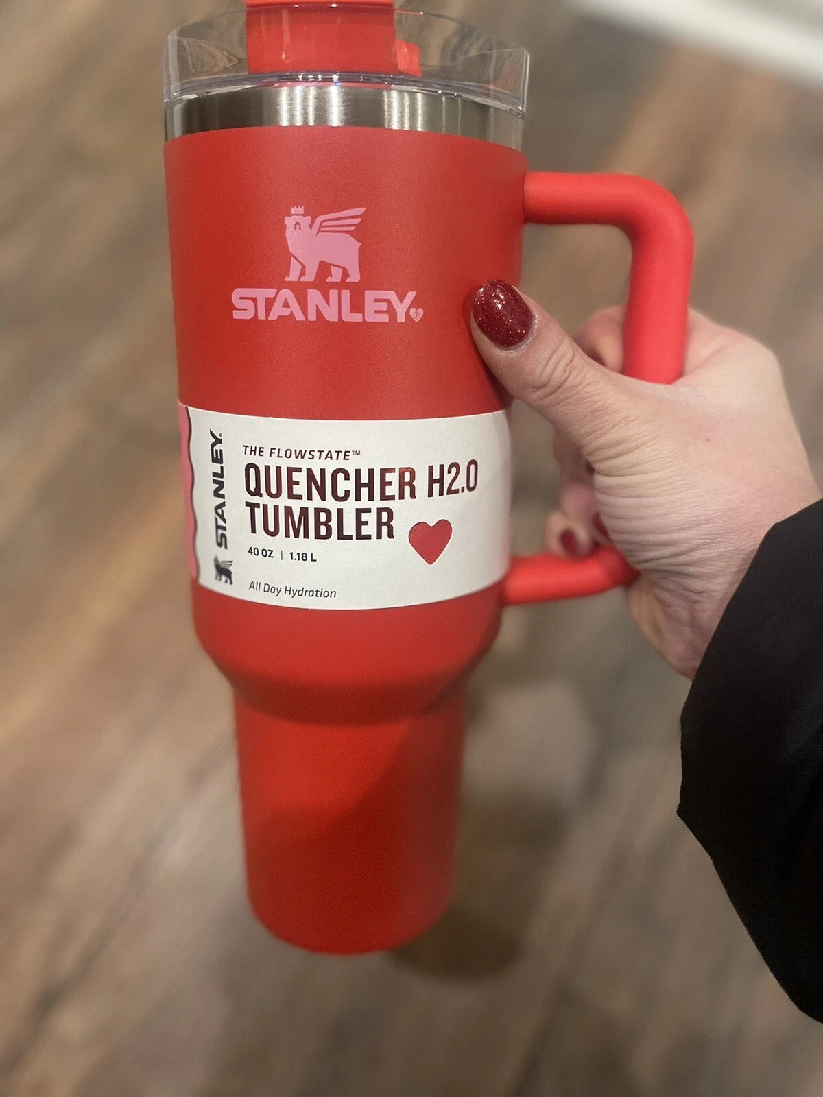 Stanley Valentine’s Day Target Exclusive 40 oz H2.0 FlowState Quencher Tumbler – Target Red